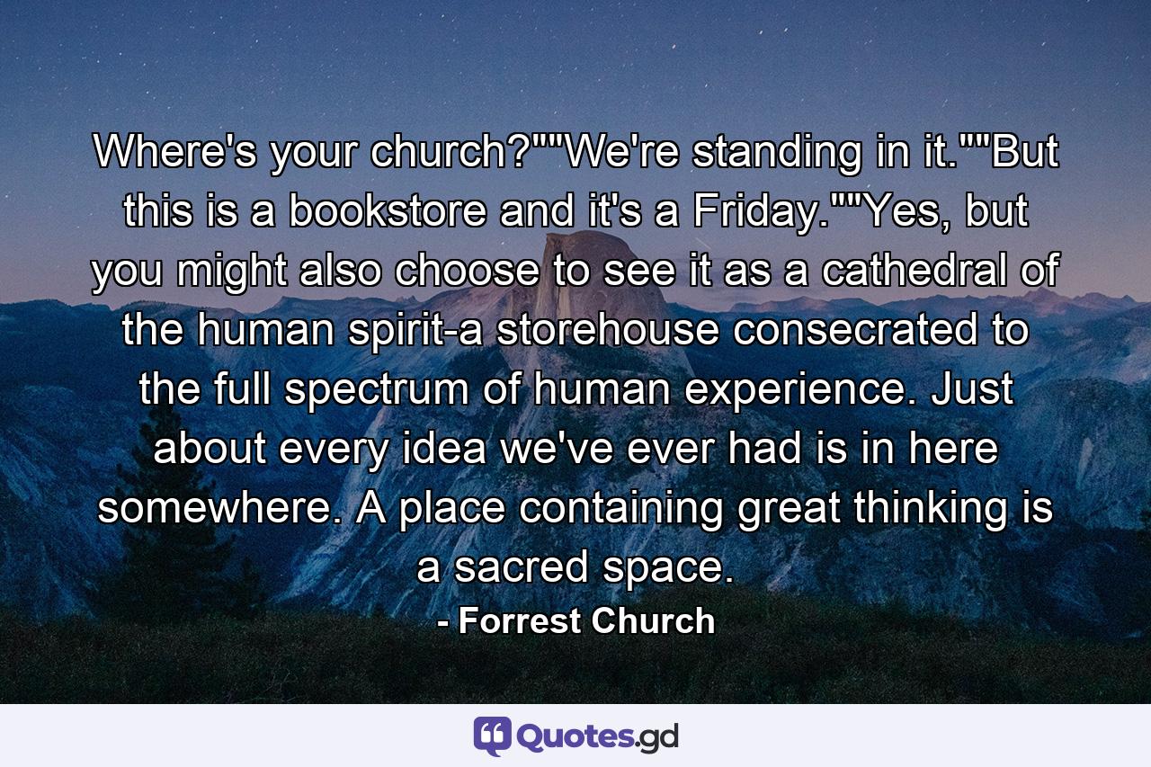 Where's your church?