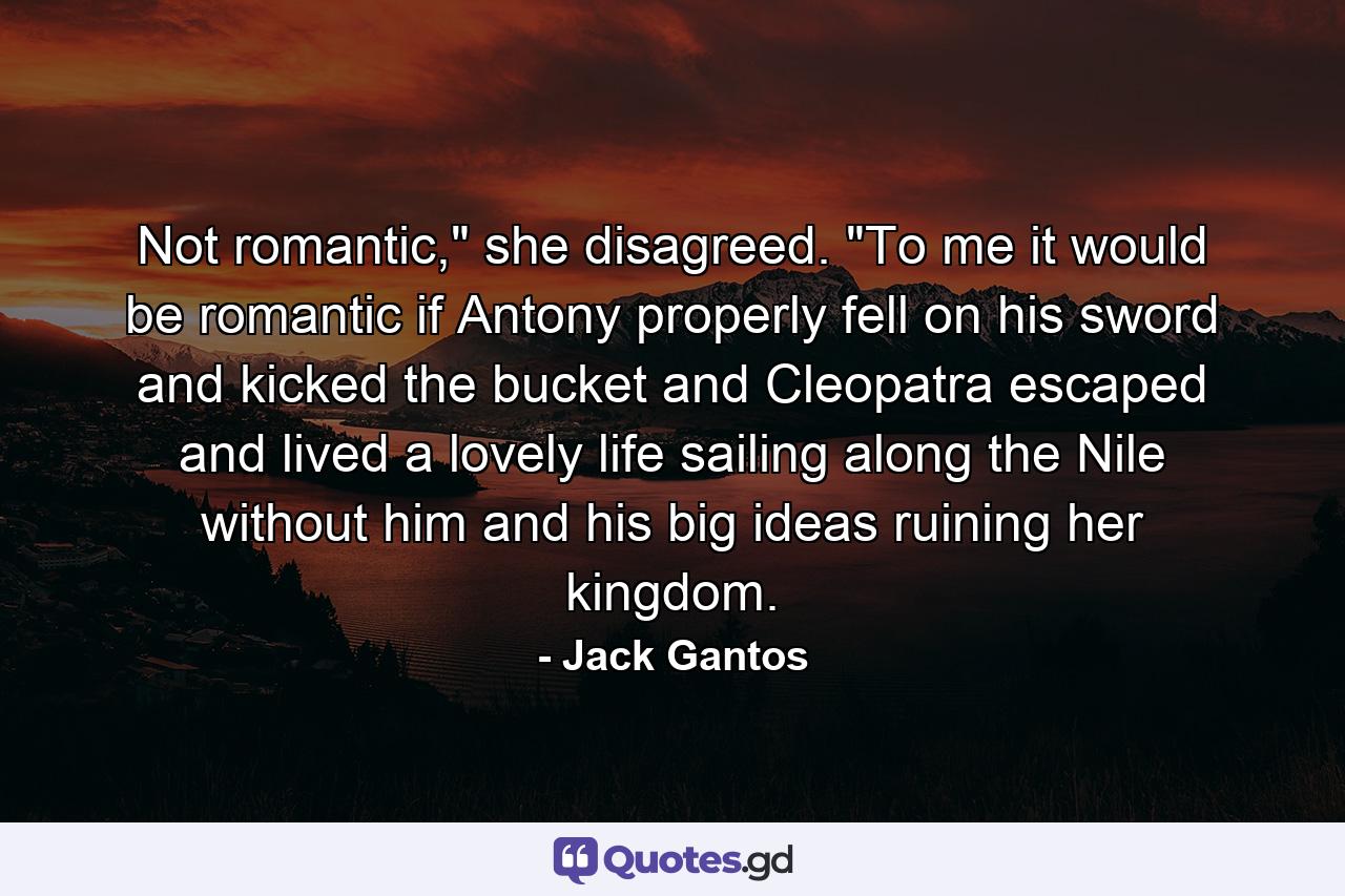 Not romantic,