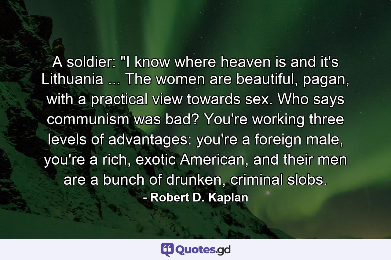 A soldier: 