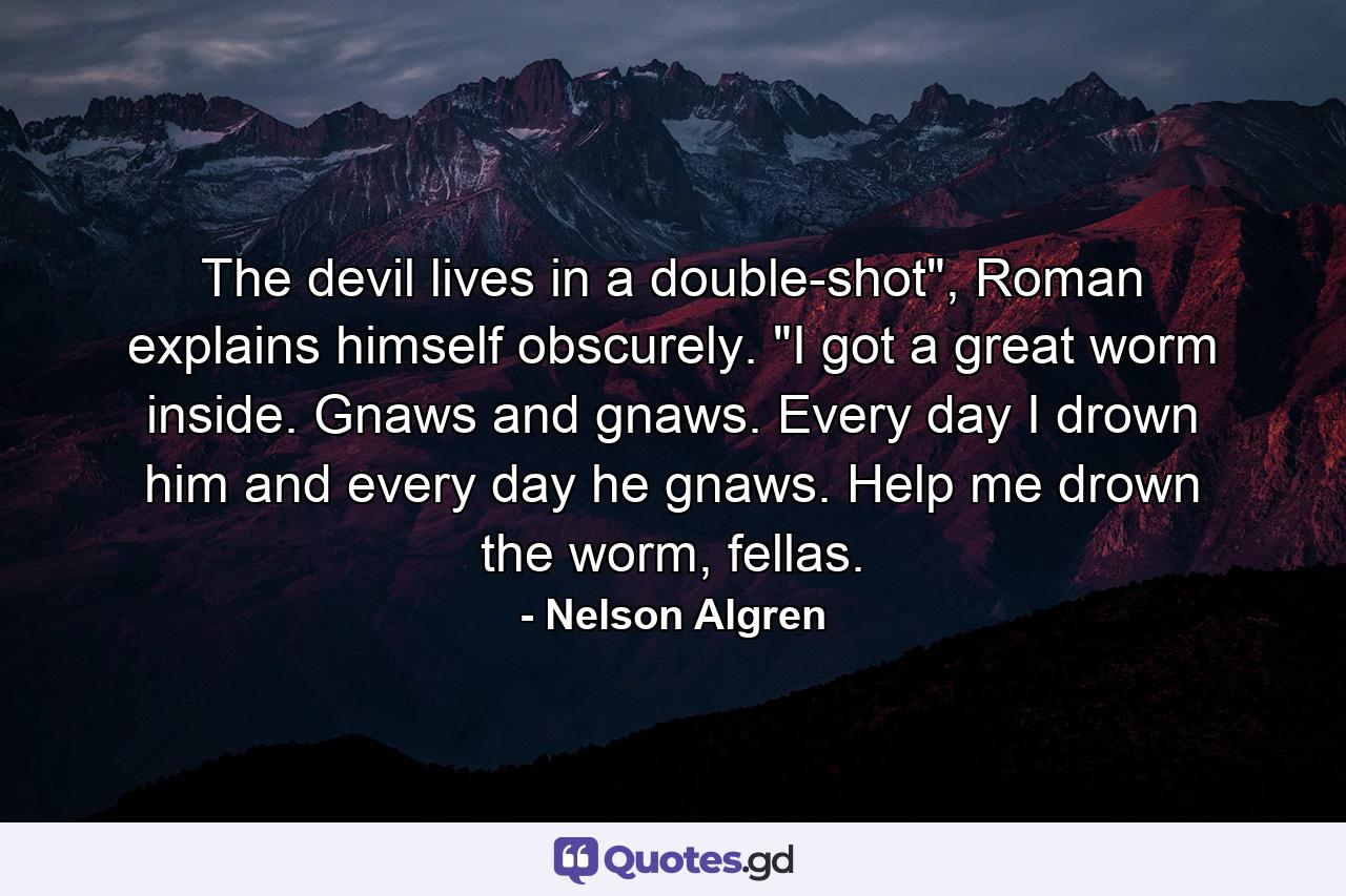 The devil lives in a double-shot