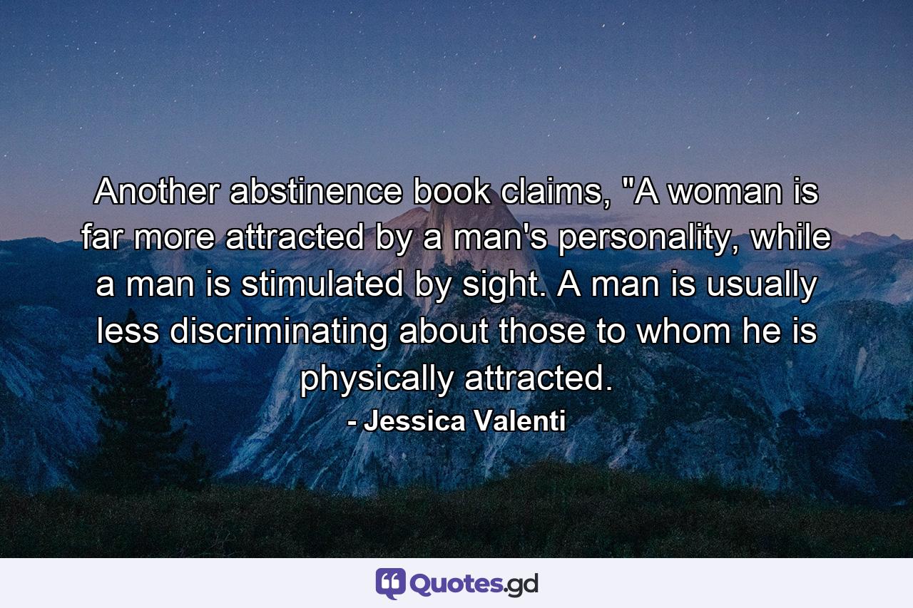 Another abstinence book claims, 